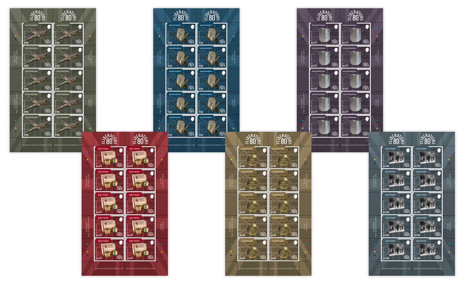Sheets of 10